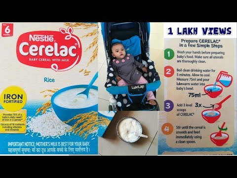 Cerelac for 6 months plus baby | Nestle Cerelac Rice | Baby Food