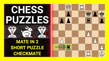 Chess Puzzles to Practice. Themes: Mate in 2, Short puzzle, Checkmate. Learn Chess