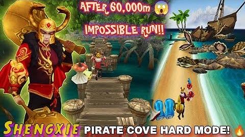 After 60,000m 😱, Hardest Gameplay! Temple Run 2 – Pirate Cove Becomes IMPOSSIBLE 