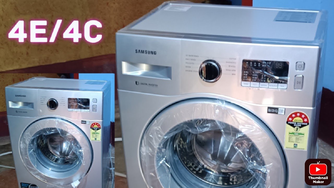 Samsung front load washing machine error code 4E/4C solution. YouTube