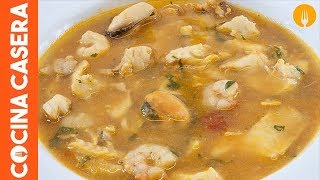 Sopa de pescado sencilla