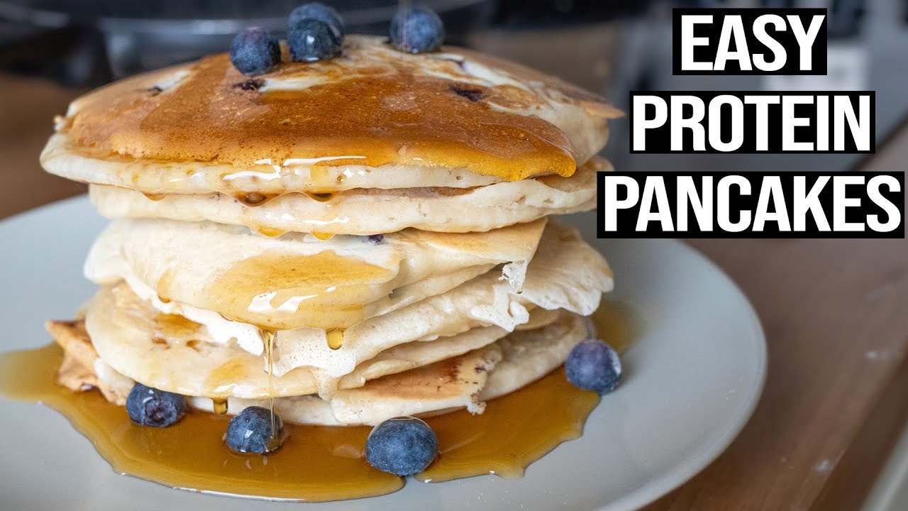 How to Make PERFECT FLUFFY protein PANCAKES (with or without protein