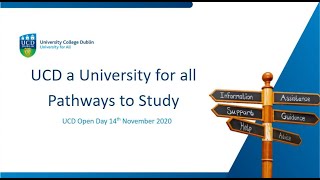 UCD Open Day Nov 2020
