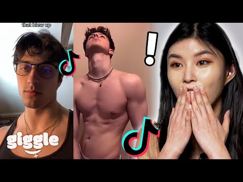 Korean Girls React To Hot Guys Challenge TikTok For The First Time