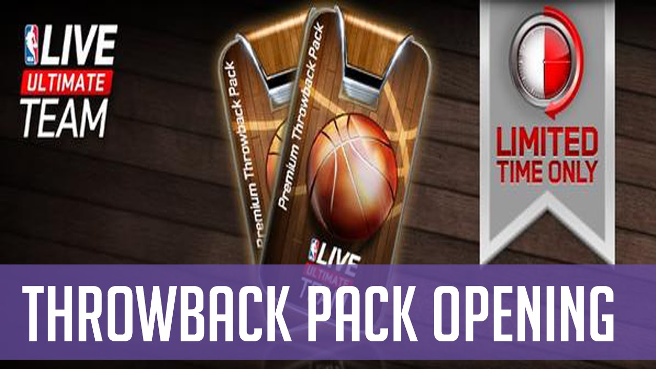 NBA Live 15 Ultimate Team - Premium Throwback Pack Opening - 90 OVR?