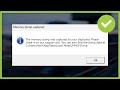 Roblox   the memory dump was captured to your clipboard error  fix