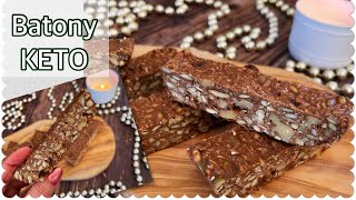 Batony Proteinowe Keto - Szybka Energia, Zamiast Posiłku, Bez Pieczenia