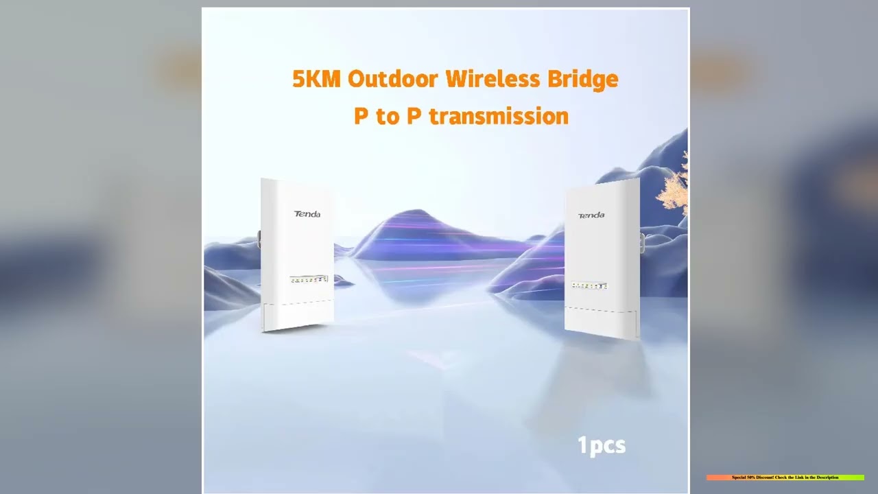 Tenda OS3 5KM 5GHz 867Mbps Outdoor CPE Wireless 5G WiFi Repeater Extender Router AP Access Point
