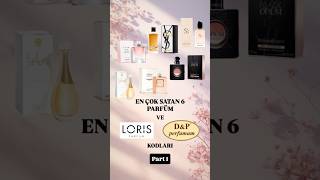 En Çok Satan Parfümlerin Lori̇s Ve D&P Muadil Kodları Marka Göründüğü Için