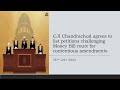 Petitions challenging Money Bill route for contentious amendments
