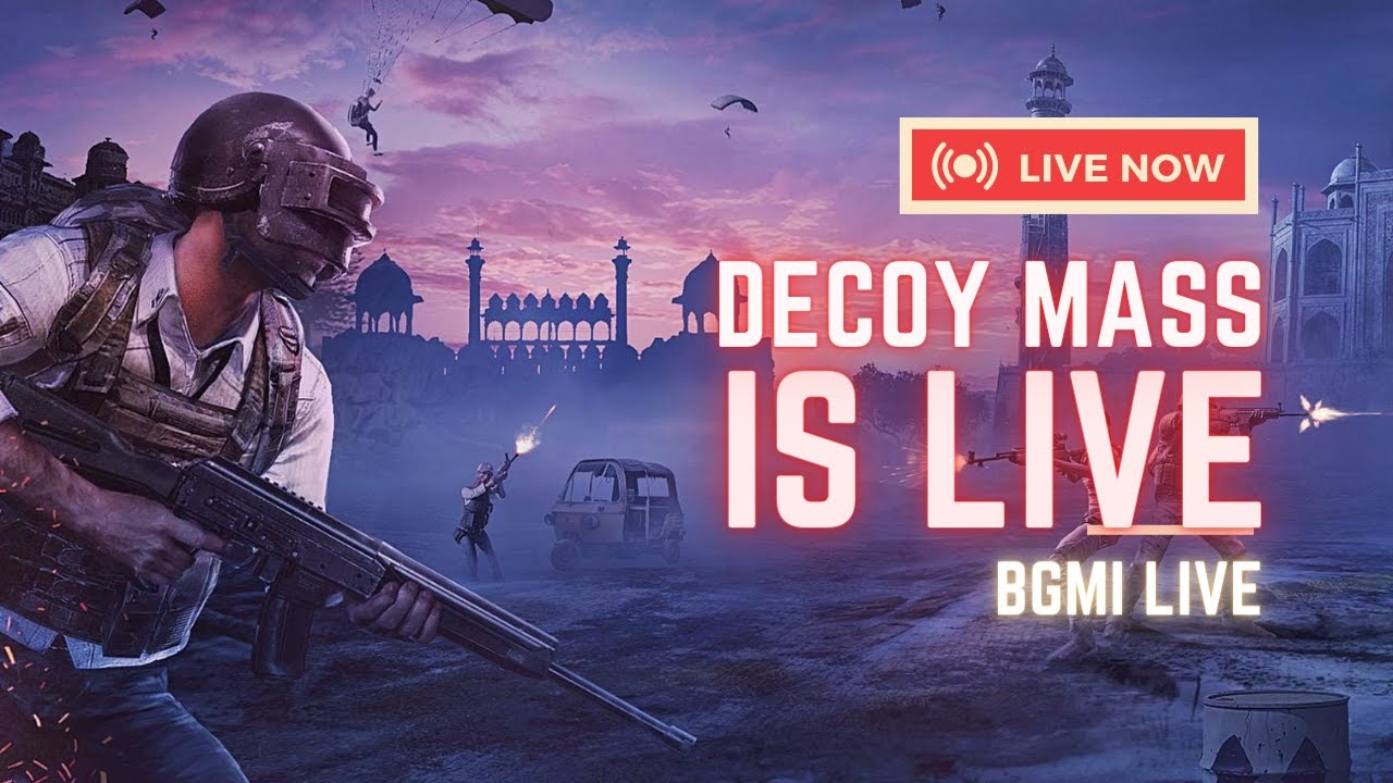 🔴 தமிழ் BGMI Live Tamil DECOY MASS YouTube