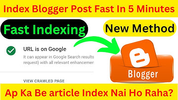 How To Quickly Index Blogger New Post Through Google API Instant Indexing For Blogger New Method 🔥
