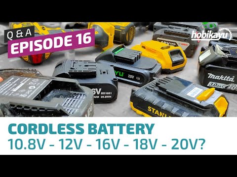 Video: Bolehkah anda menggunakan bateri 18v dalam gerudi 20v?
