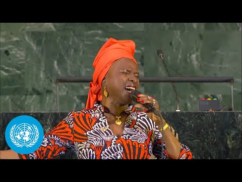 Cultural performance 'kelele': angelique kidjo at the transforming education summit | united nations