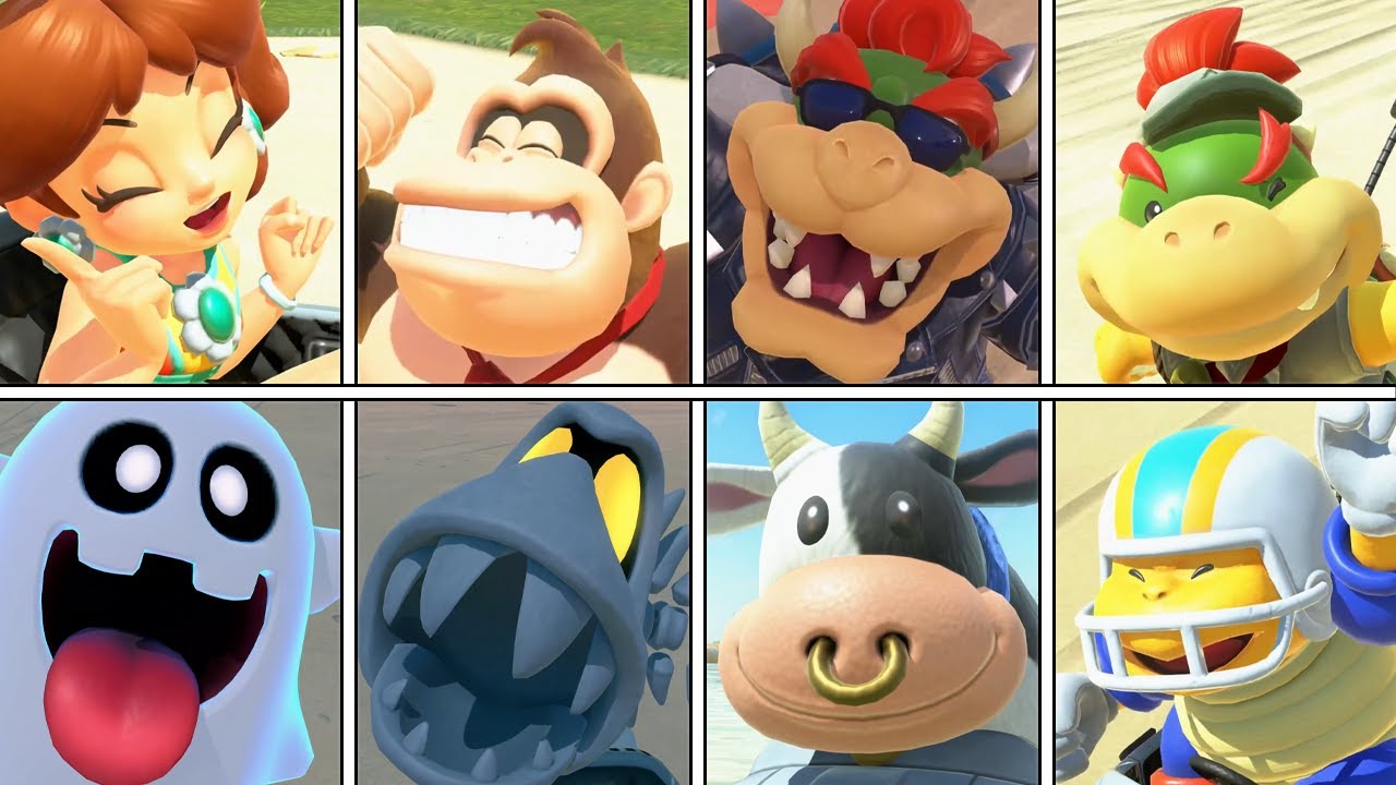 Mario Kart World - All Winning Animations