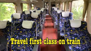 Travel First Class on Train in Malaysia | JB Sentral to Wakaf Bharu by KTM Ekspress Rakyat Timuran