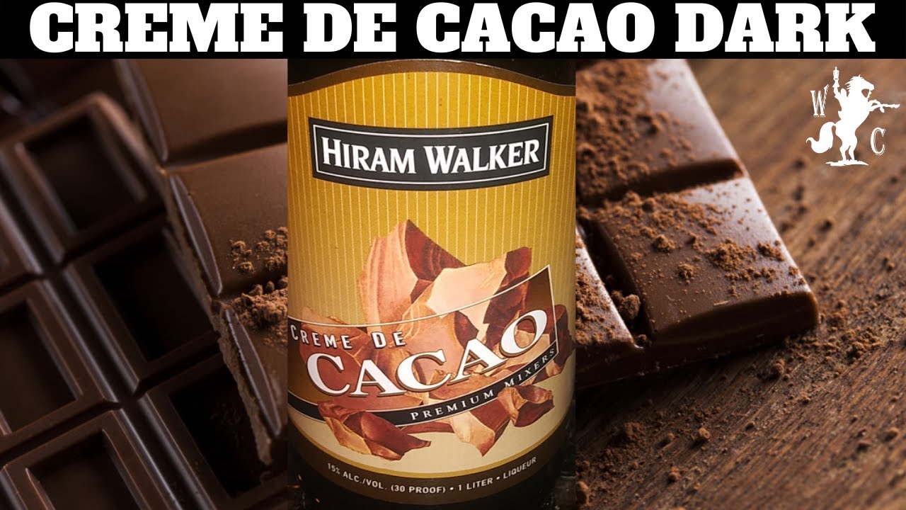 Hiram Walker Creme de Cacao Dark Liqueur Review YouTube