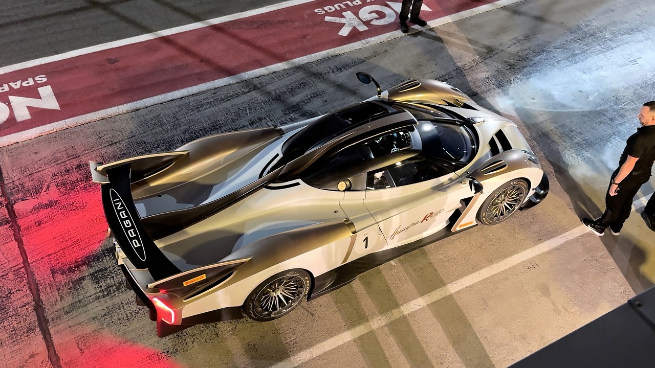 Pagani Huayra R and R Evo Roadster INSANE SOUND going full out on Track!