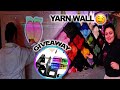 RAINBOW YARN WALL 🌈 (Secret Giv3away 😉) Januarys Tufting Designs! &amp; STARTING THE TWITCH STREAM!