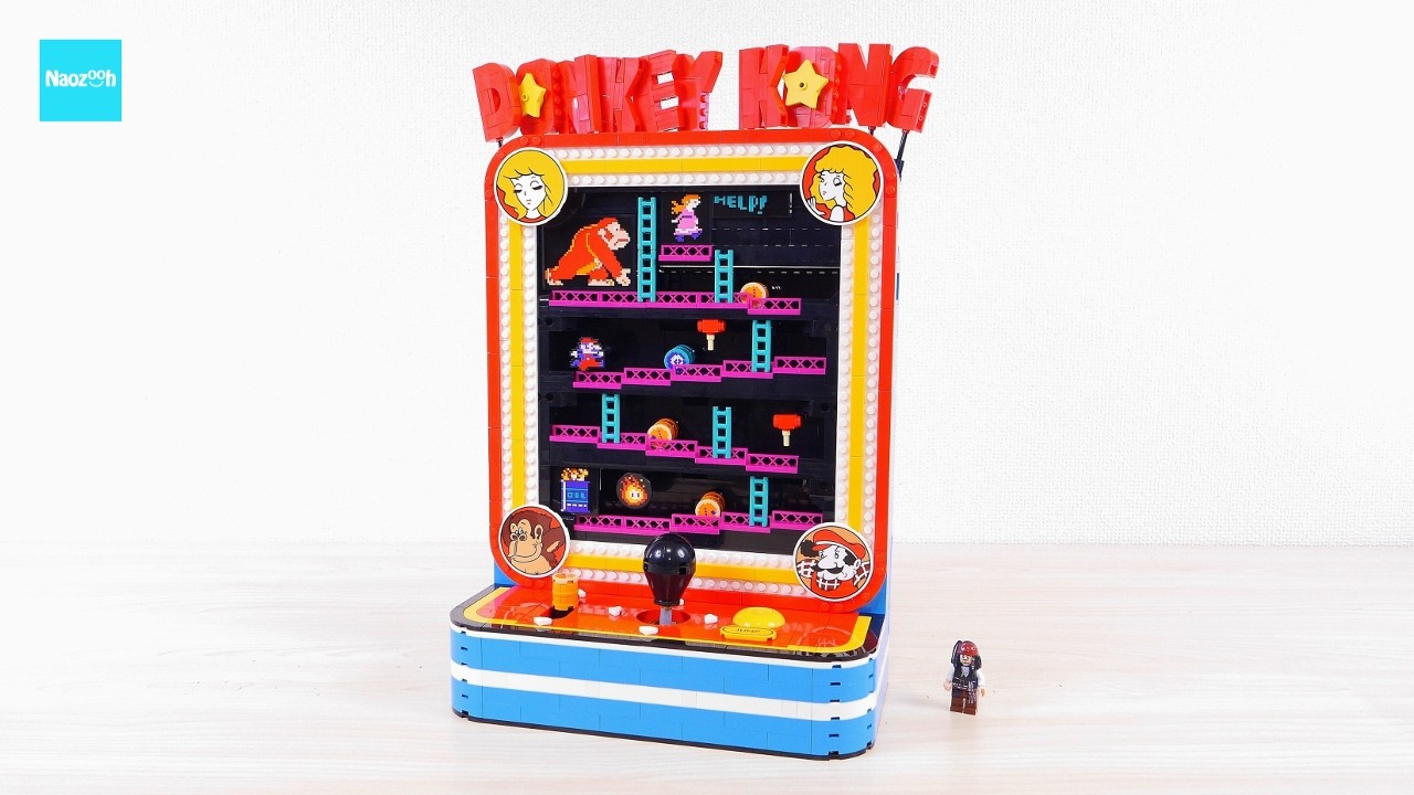 レゴ スーパーマリオドンキーコング アーケードゲーム 72051 ／ LEGO Super Mario Donkey Kong Arcade Speed build & Review