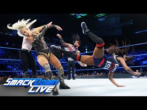 Naomi & Jimmy Uso vs. Lana & Aiden English: SmackDown LIVE, June 5, 2018