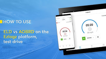 ELD vs AOBRD on the Ezlogz platform, test drive | How to Use