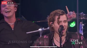 Who Do You Love - The Chainsmokers ft 5 Seconds of Summer performing live at iHeartRadio WangoTango