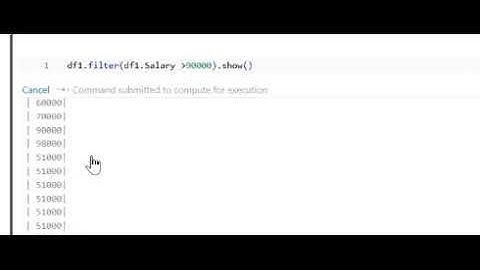 Module 6: Databricks Demo Coding Using Pyspark - Filter the Dataset