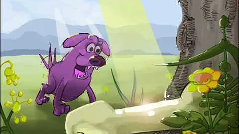 Aesop's Fable: The Dog and His Reflection