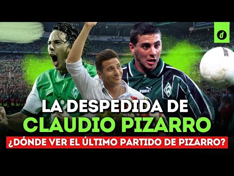 Despedida de Claudio Pizarro: Horarios y dónde ver el último partido del "Bombardero de los Andes"