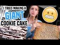 I TRIED Making a GIANT CAKE out of COOKIES and...