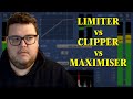 Limiter vs clipper vs maximiser et comment les utiliser