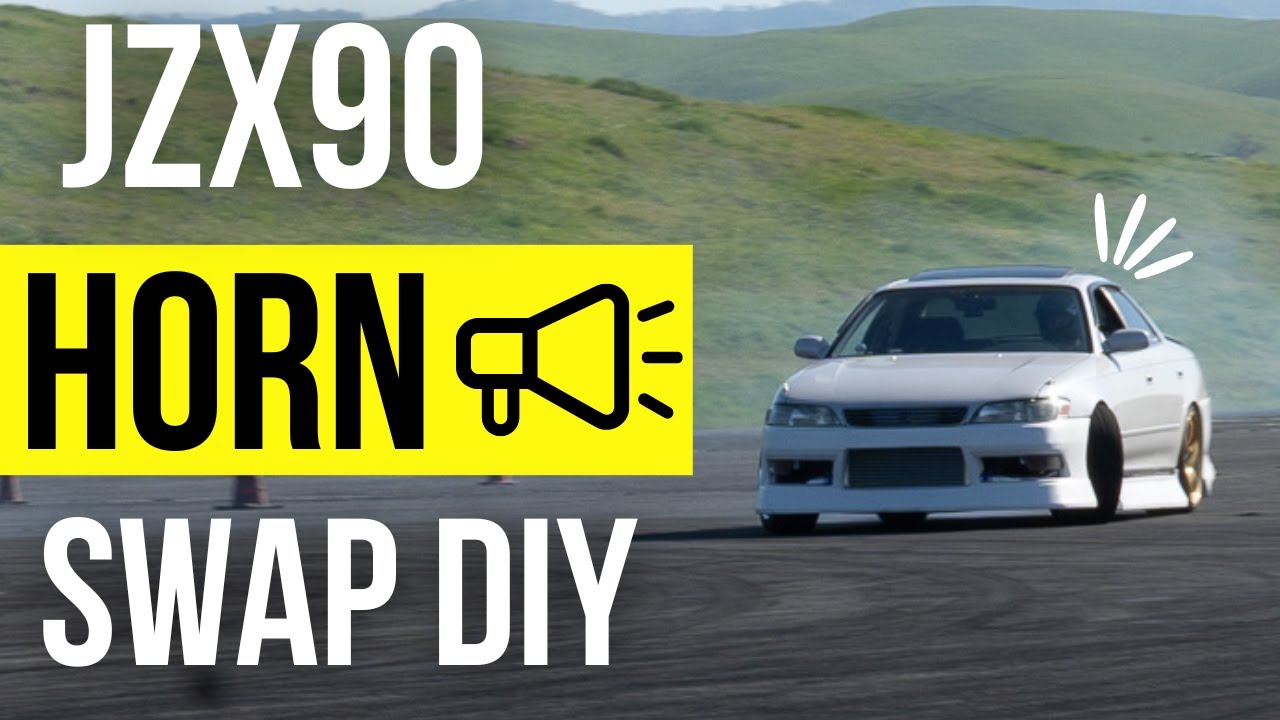 JZX90 Horn Swap Upgrade (easy plug and play) - YouTube