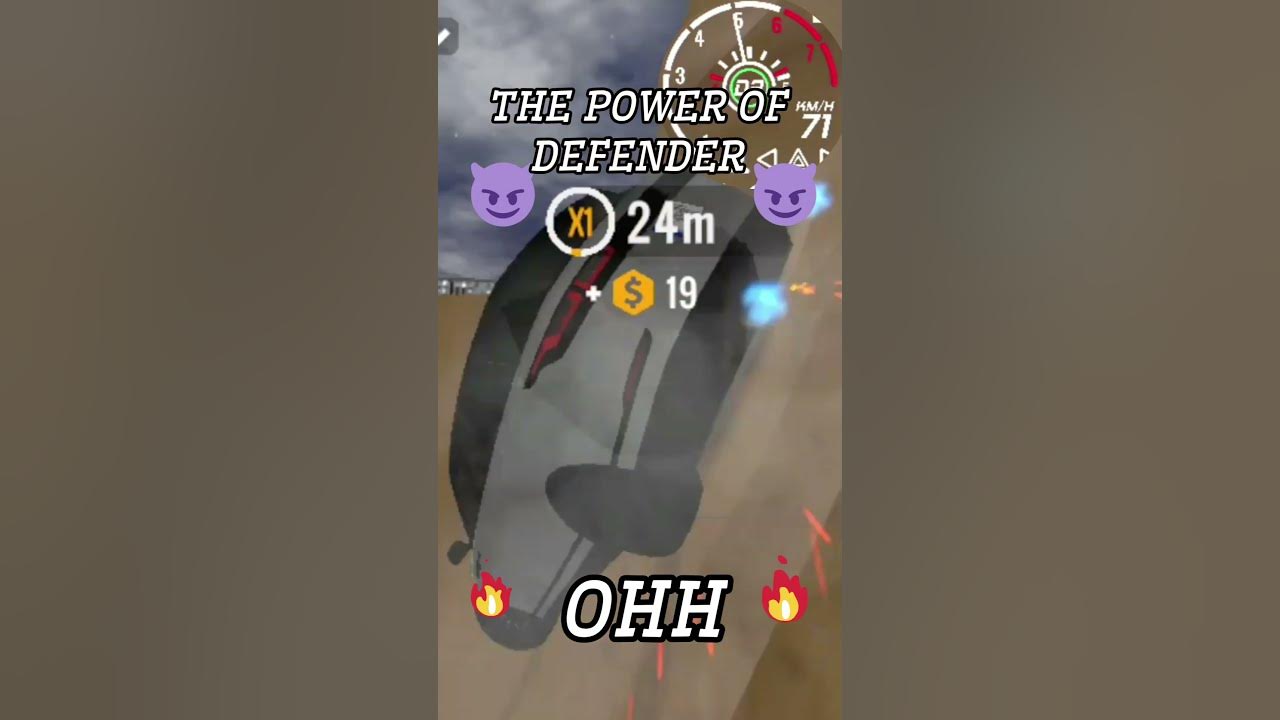 Let's see how power does Defender have? car gaming trend ytshort