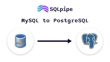 How to use SQLpipe to transfer data from MySQL to PostgreSQL