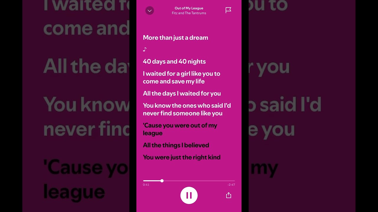 Out Of My League By Fitz And The Tantrums Fitzandthetantrums