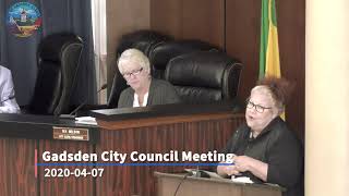 Gadsden City Council Meeting 2020-04-07