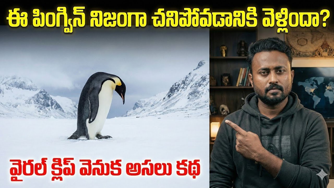SAD VIRAL PENGUIN STORY | Venky Mysteries | 🌎
