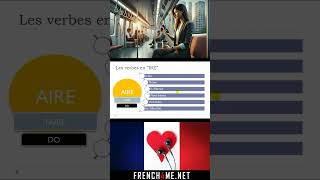 Learn French While You Commute I Unit 19 I  Lesson P I  La conjugaison des verbes en IRE au présent
