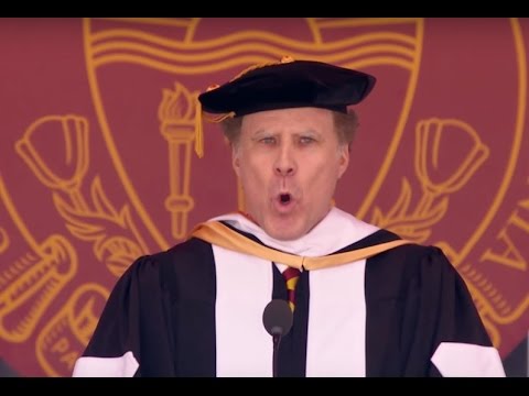 Will Ferrell Belts I Will Always Love You at USC's Graduation Ceremony