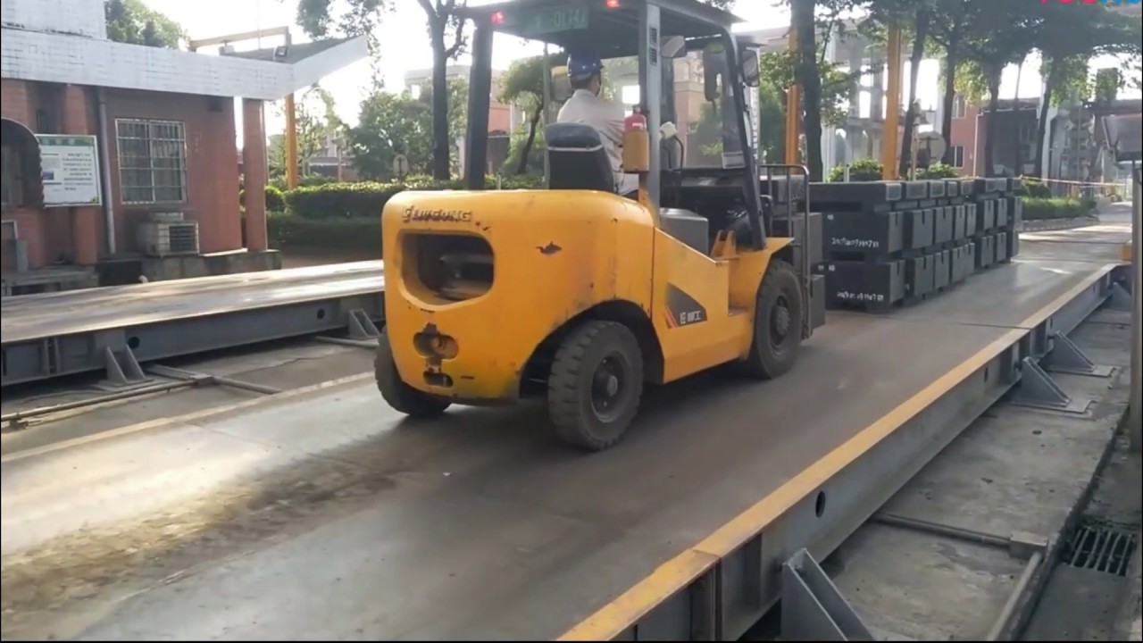 how to calibrate a weighing bridge/truck scale - YouTube