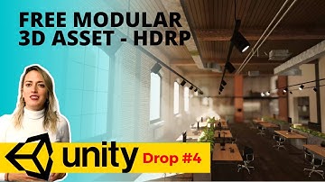 Unity 3d assets | Modular Modern Office Unity 3D HDRP Scene (with 100% off discount code)
