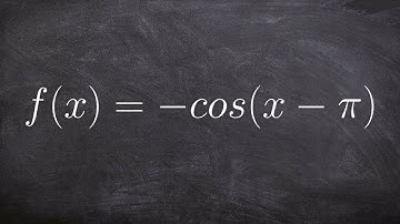 Graphing the Cosine Function with a Reflection