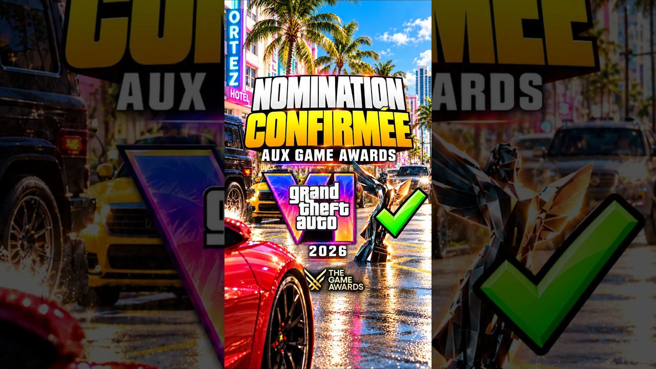 GTA 6 sera bien NOMINÉ aux Game Awards 2026 !! GOTY 2026 ?!