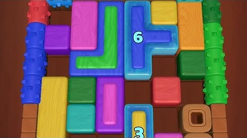 Wood Block Jam Level 69 70 Game Walkthrough Solution