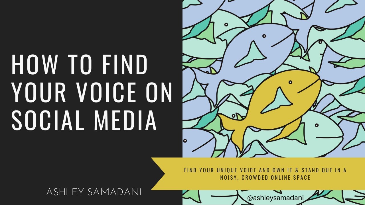 HOW TO FIND YOUR VOICE ON SOCIAL MEDIA YouTube