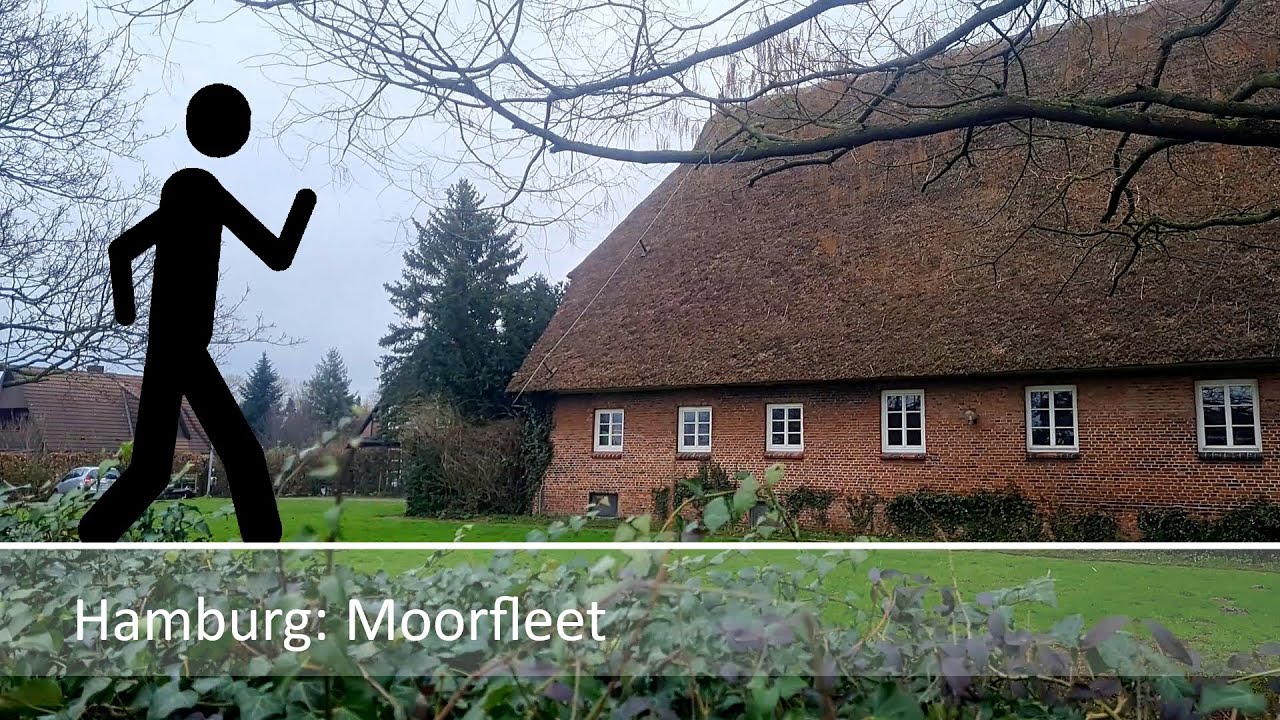 Der Geher in Hamburg: Moorfleet