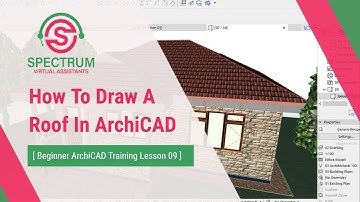How To Draw A Roof In ArchiCAD Tutorial