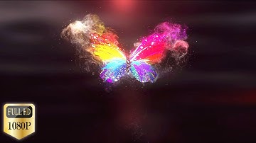 Free Colourful Butterfly Effects Logo Reveal-No Text-No Copyright-Download Link In Description.