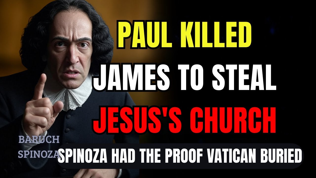 SPINOZA DISCOVERED: Paul MURDERED James (Jesus's Brother) to Steal the Church